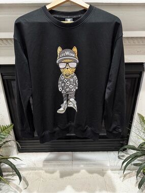 Lifework Graphic Crewneck Sweatshirt - Black